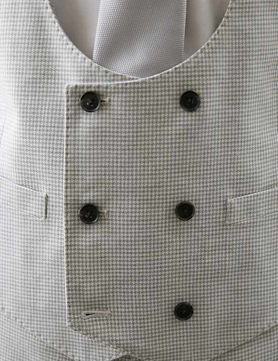 Tailored Fit Italian Performance Linen Waistcoat