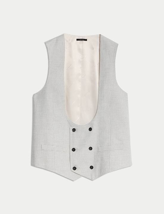 Tailored Fit Italian Performance Linen Waistcoat