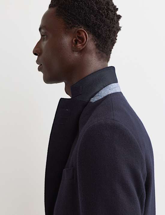 Tailored Fit Italian Wool Rich Twill Blazer