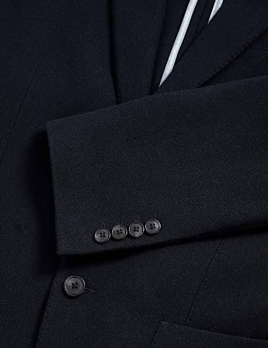 Tailored Fit Italian Wool Rich Twill Blazer