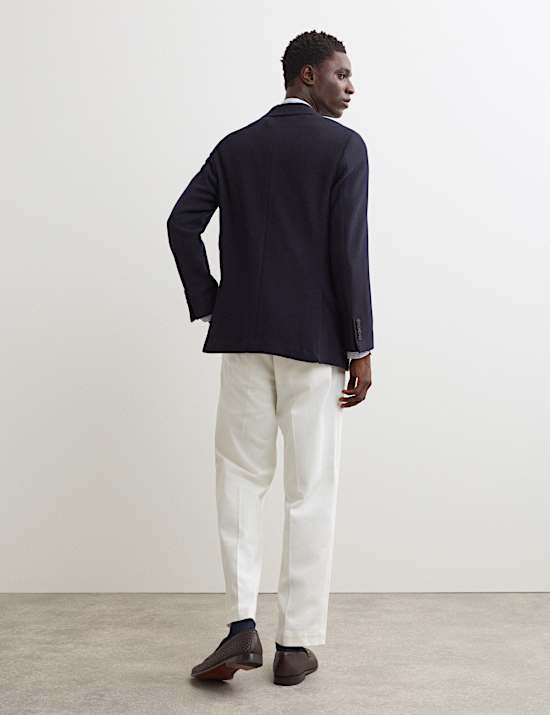 Tailored Fit Italian Wool Rich Twill Blazer