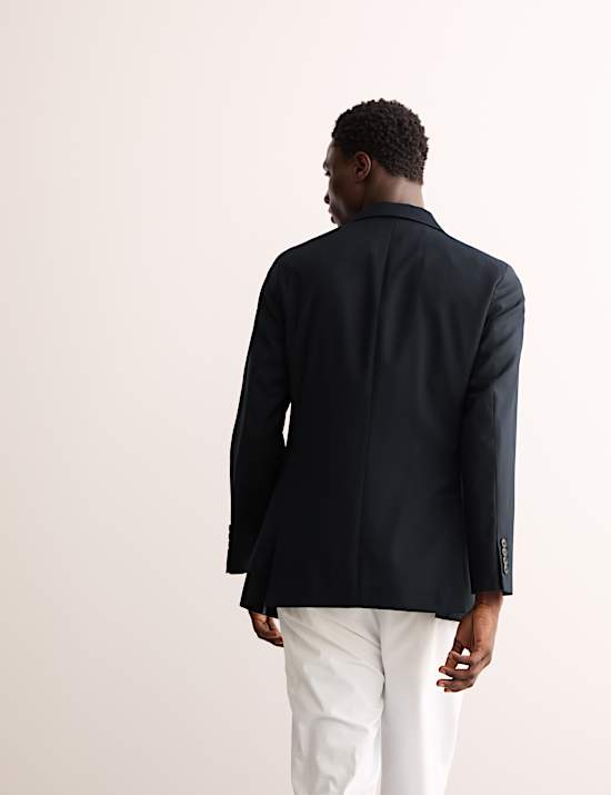 Μπλέιζερ με προσαρμοσμένη εφαρμογή από 100% ιταλικό μαλλί