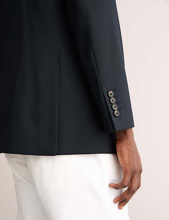 Μπλέιζερ με προσαρμοσμένη εφαρμογή από 100% ιταλικό μαλλί