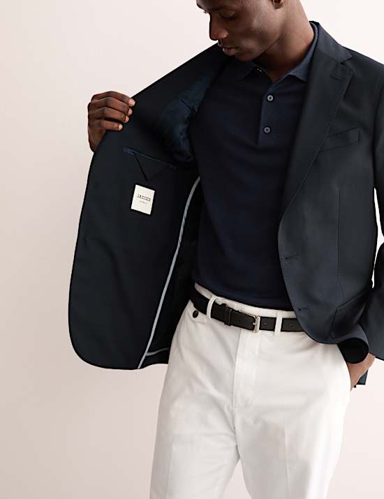 Μπλέιζερ με προσαρμοσμένη εφαρμογή από 100% ιταλικό μαλλί