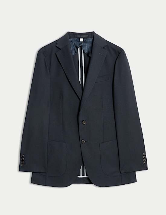 Tailored Fit Italian Pure Wool Blazer