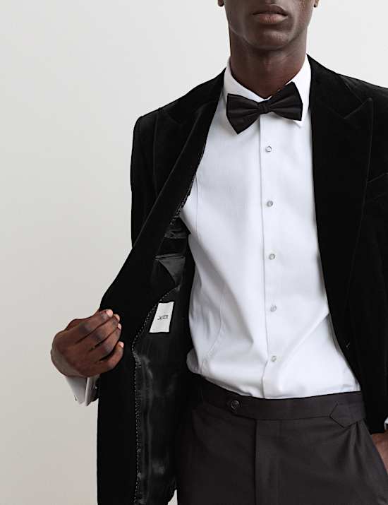 Pure Cotton Velvet Blazer