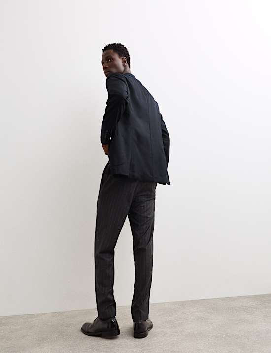 Italian Wool Twill Flannel Blazer