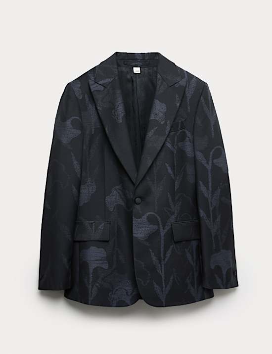 Regular Fit Italian Wool Tuxedo Jacket