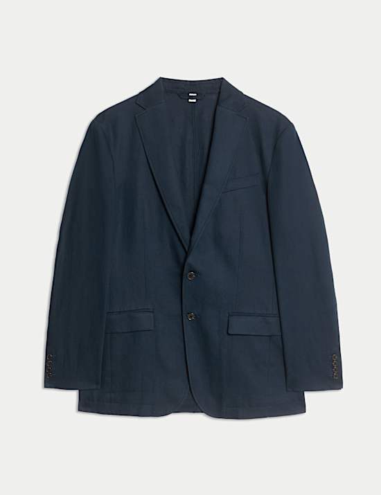 Tailored Fit Cotton Rich Laundered Jacket
