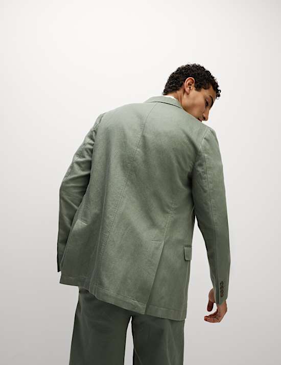 Tailored Fit Cotton Rich Laundered Jacket