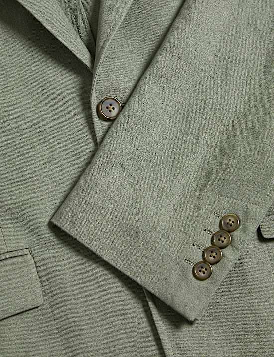 Tailored Fit Cotton Rich Laundered Jacket