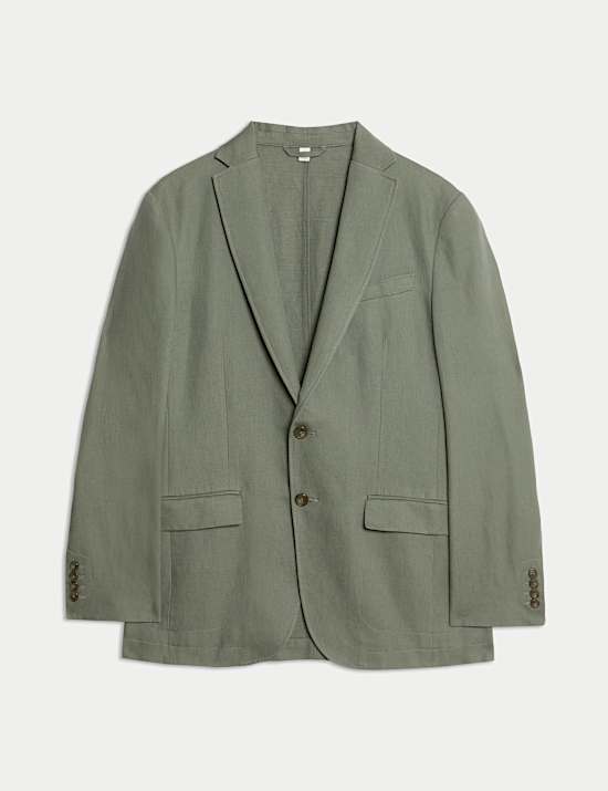 Tailored Fit Cotton Rich Laundered Jacket