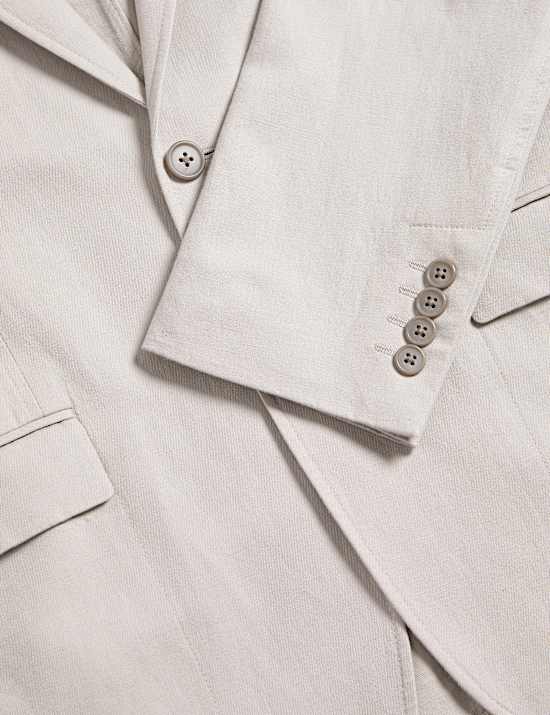Tailored Fit Cotton Rich Laundered Jacket