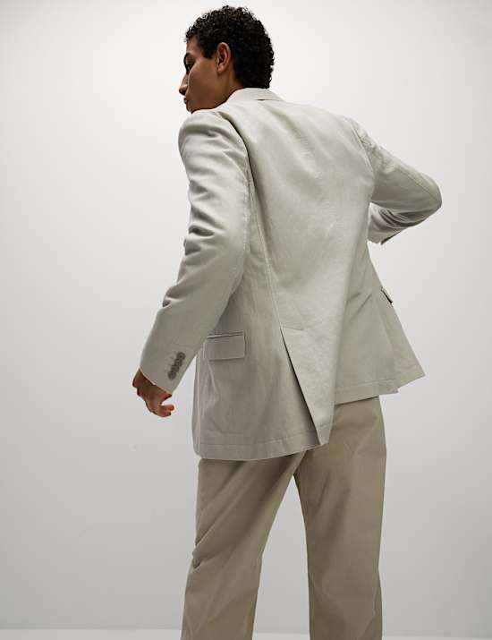 Tailored Fit Cotton Rich Laundered Jacket
