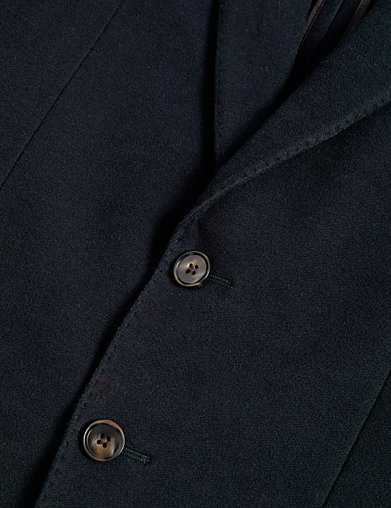 Blazer droit en moleskine d’origine italienne