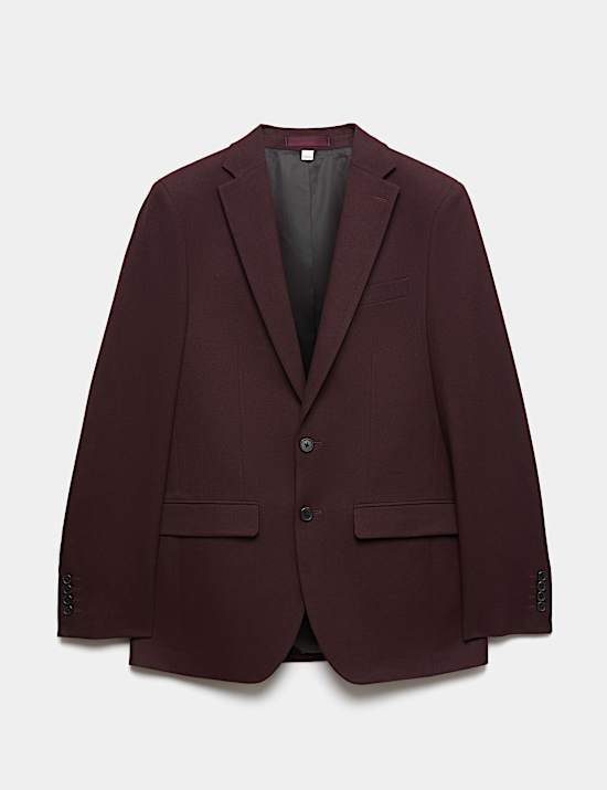 Slim Fit Twill Suit Jacket