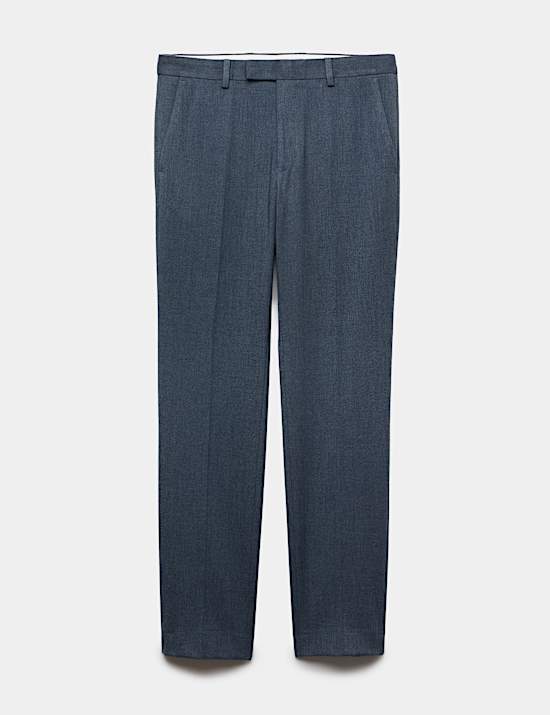 Slim Fit Twill Suit Trousers