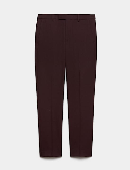 Slim Fit Twill Suit Trousers