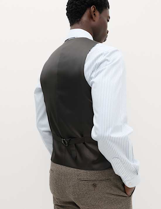 Regular Fit Striped Waistcoat