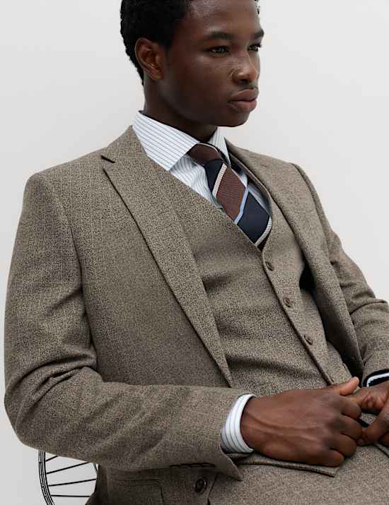 Regular Fit Striped Waistcoat