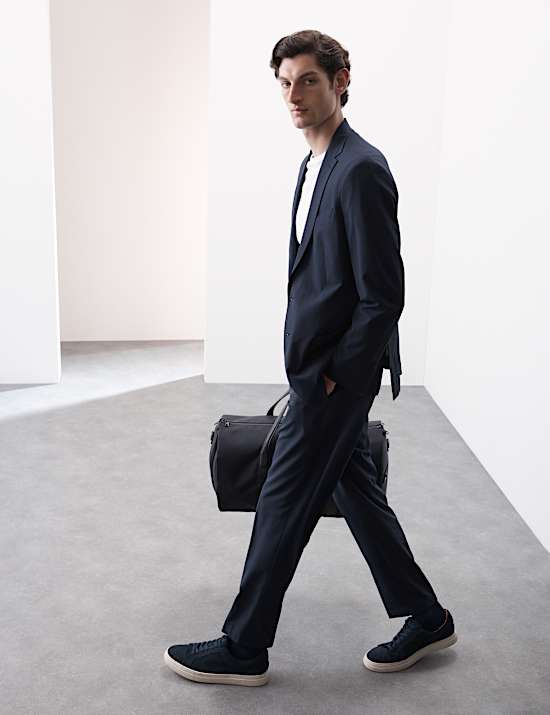 Pantalon de costume Performance repliable à taille élastique