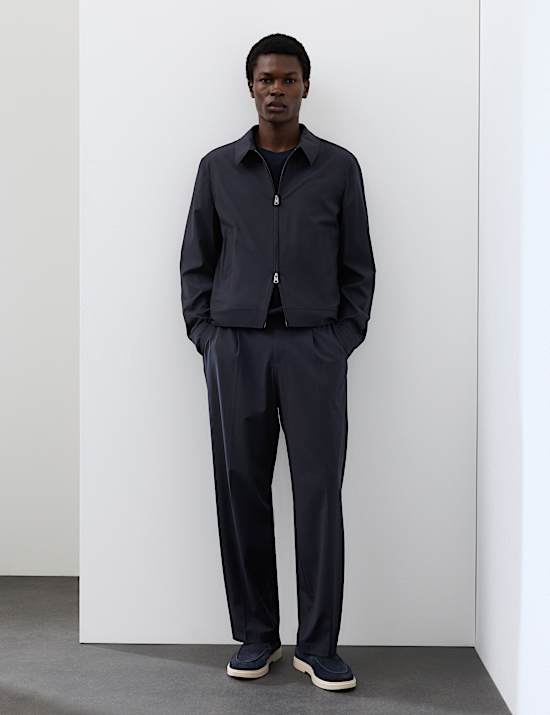Tailored Fit Packable Harrington