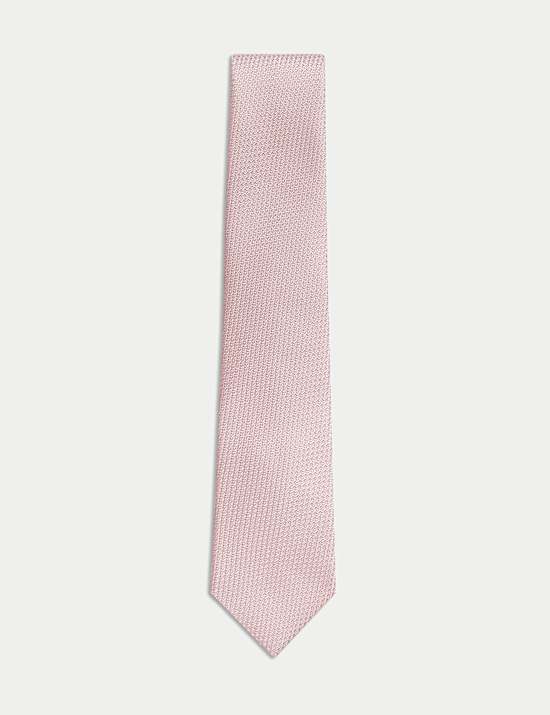 Textured Pure Silk Tie