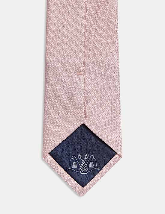 Textured Pure Silk Tie