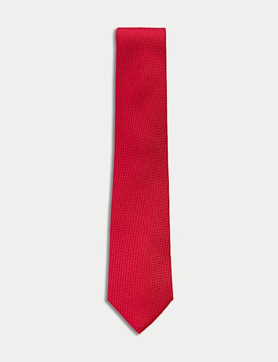 Textured Pure Silk Tie