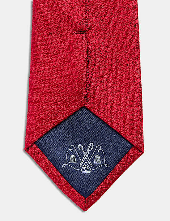 Textured Pure Silk Tie
