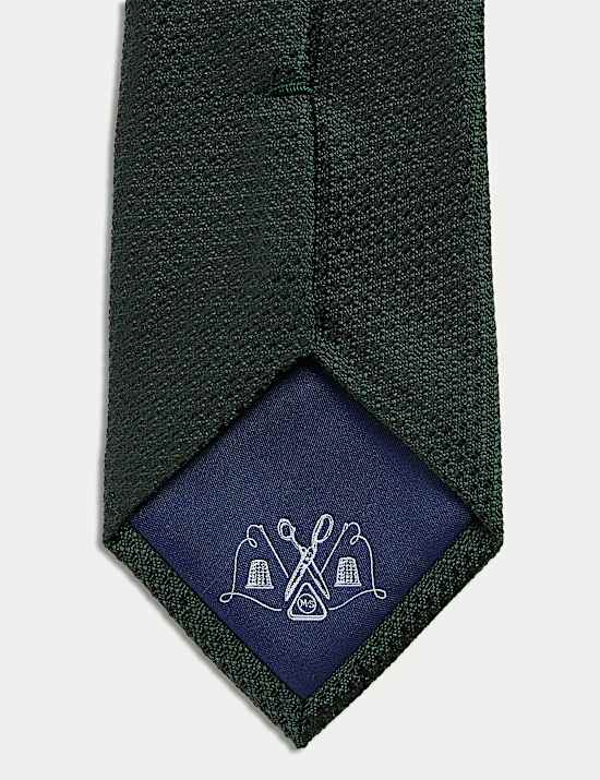 Textured Pure Silk Tie