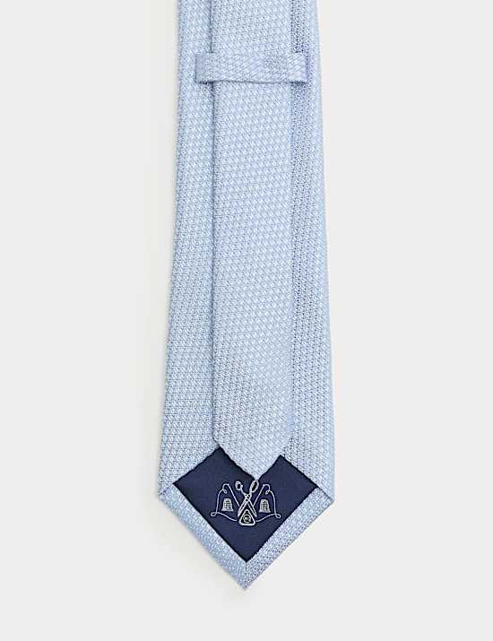 Textured Pure Silk Tie