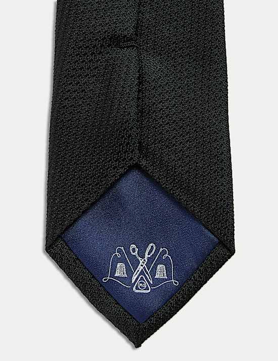 Textured Pure Silk Tie