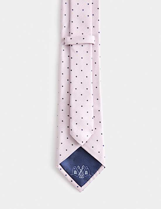 Pure Silk Polka Dot Tie