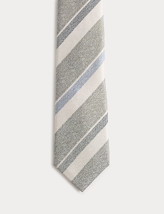 Pure Silk Striped Tie