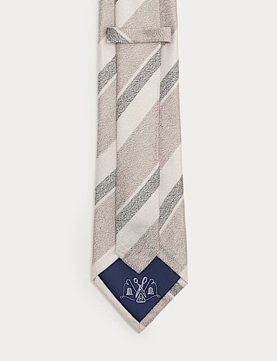 Pure Silk Striped Tie
