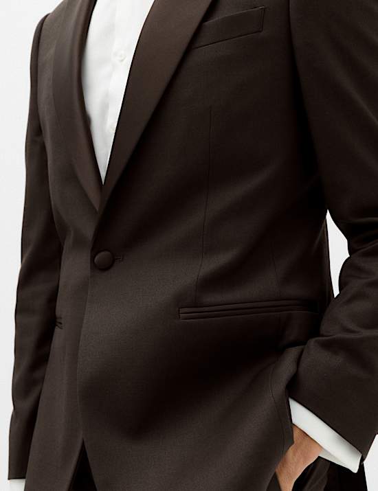 Tailored Fit Stretch Tux Jacket