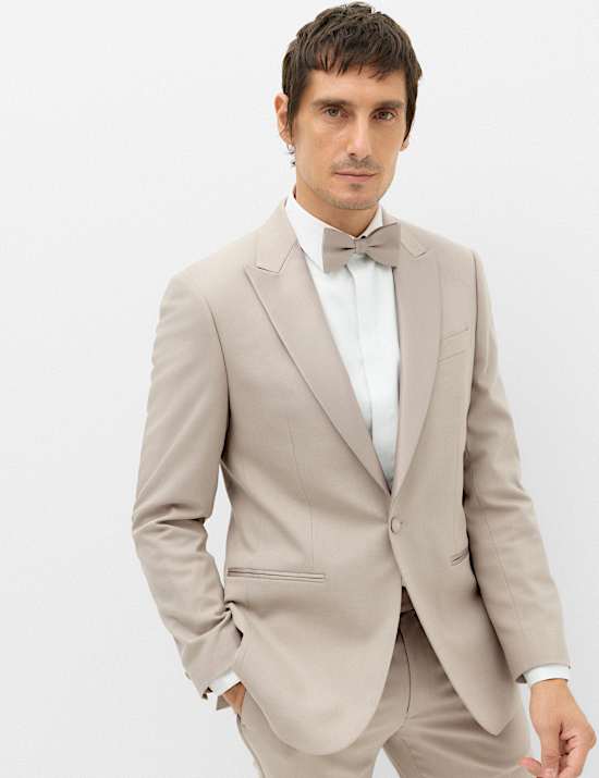 Tailored Fit Peak Lapel Tuxedo Jacket