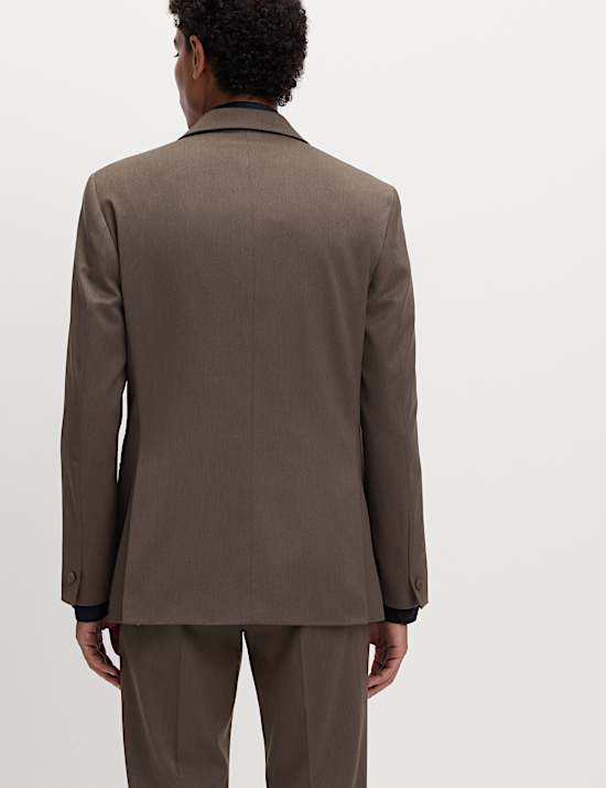 Tailored Fit Sateen Stretch Tuxedo Jacket