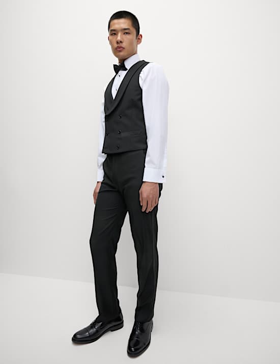 Gilet de costume croisé