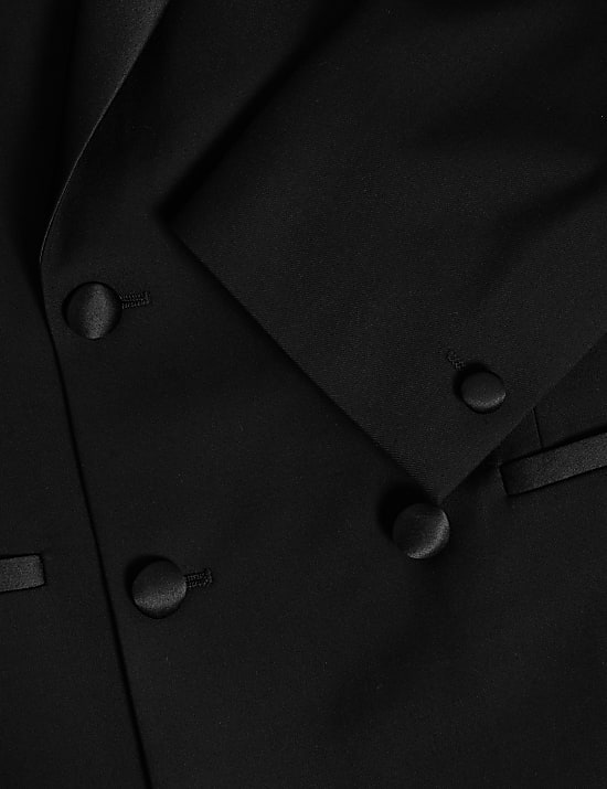 Schmal geschnittene, zweireihige Smoking-Jacke