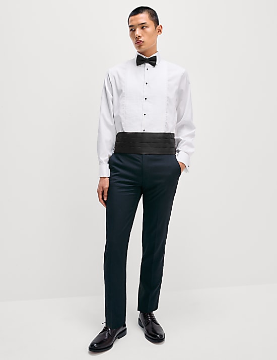 Slim Fit Stretch Tuxedo Trousers