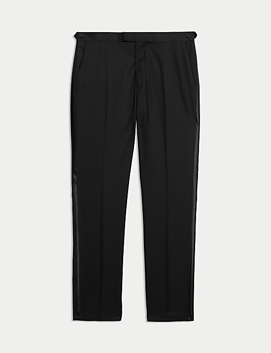 Slim Fit Stretch Tuxedo Trousers