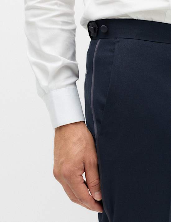Tailored Fit Tipped Tuxedo Trousers
