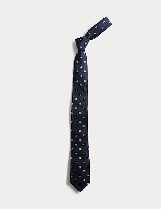 Geometric Silk Rich Tie