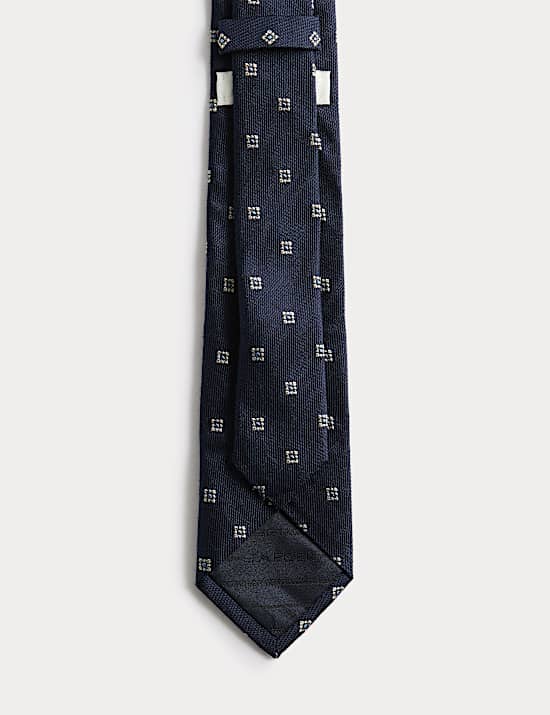 Geometric Silk Rich Tie