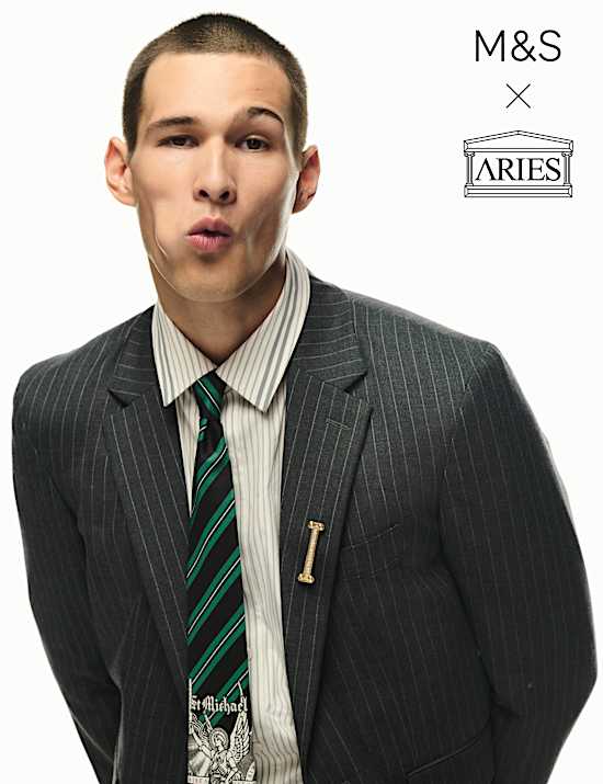 Striped Jacquard Pure Silk Tie