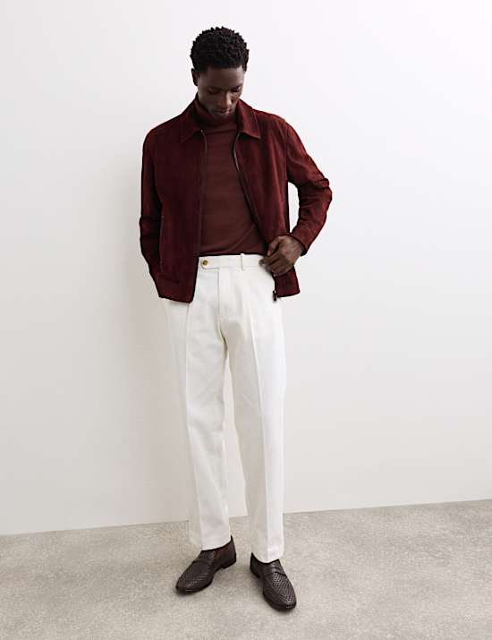 Veste Harrington en cuir