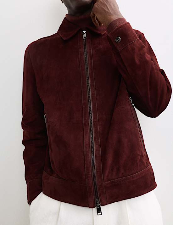 Veste Harrington en cuir