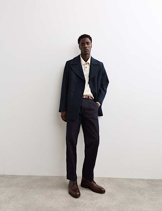 Italian Wool Revere Peacoat